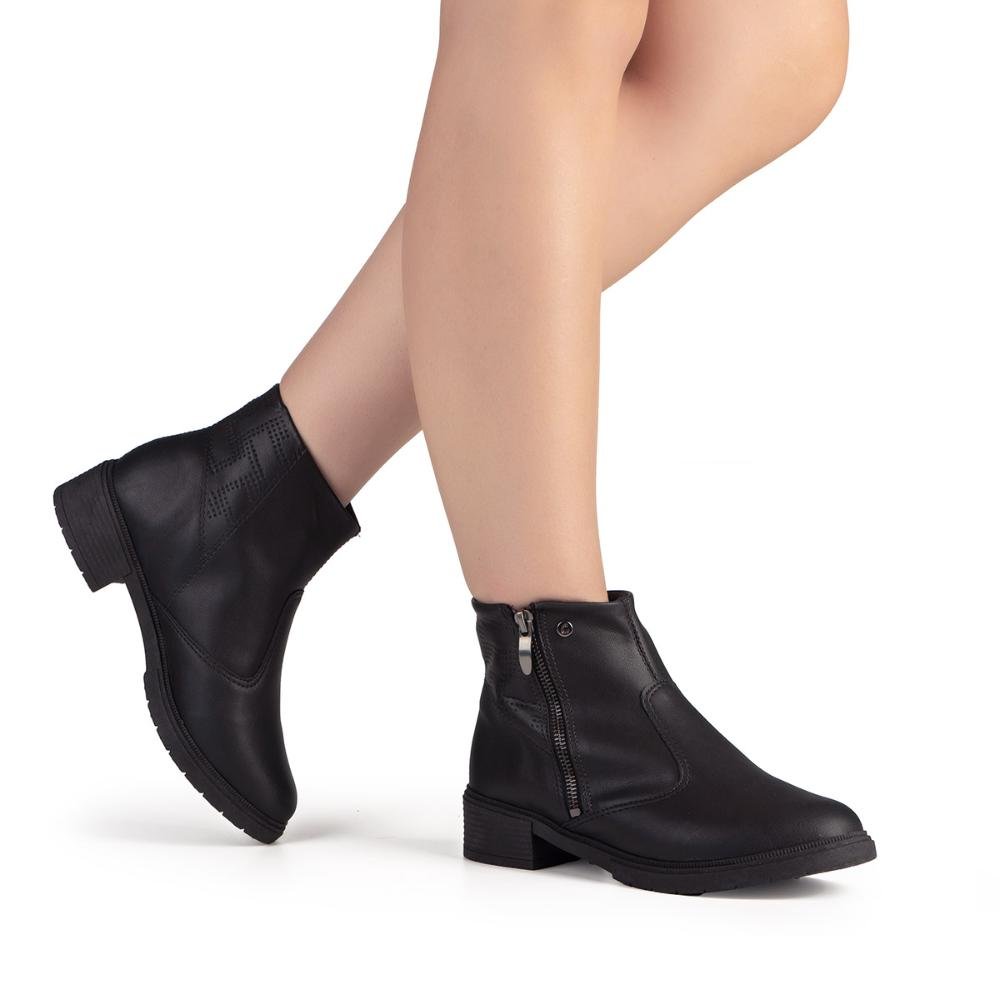Bota Campesí de Cano Curto Feminina CP671 Preto 2