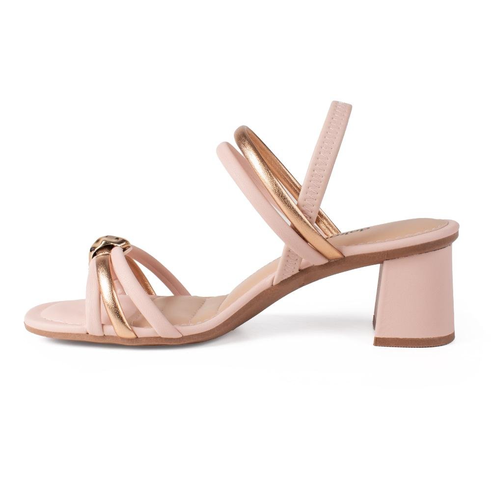 桃 Sandália Dakota de Salto Bloco Feminina Y9372 Rosa