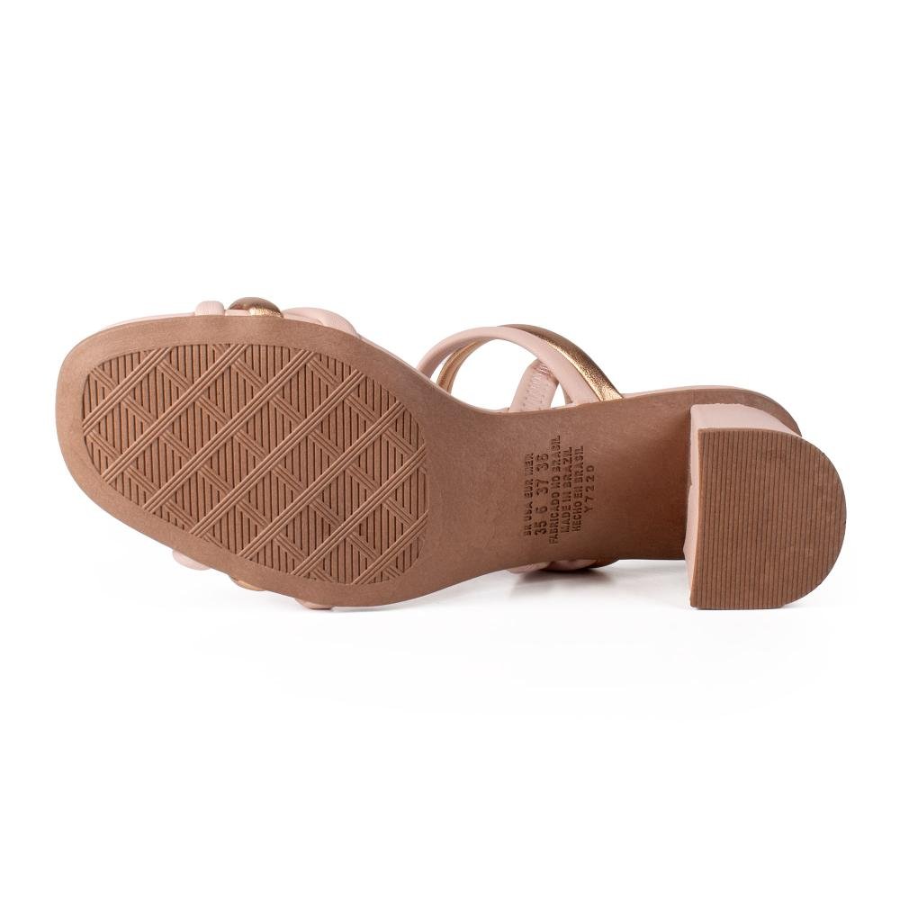 桃 Sandália Dakota de Salto Bloco Feminina Y9372 Rosa
