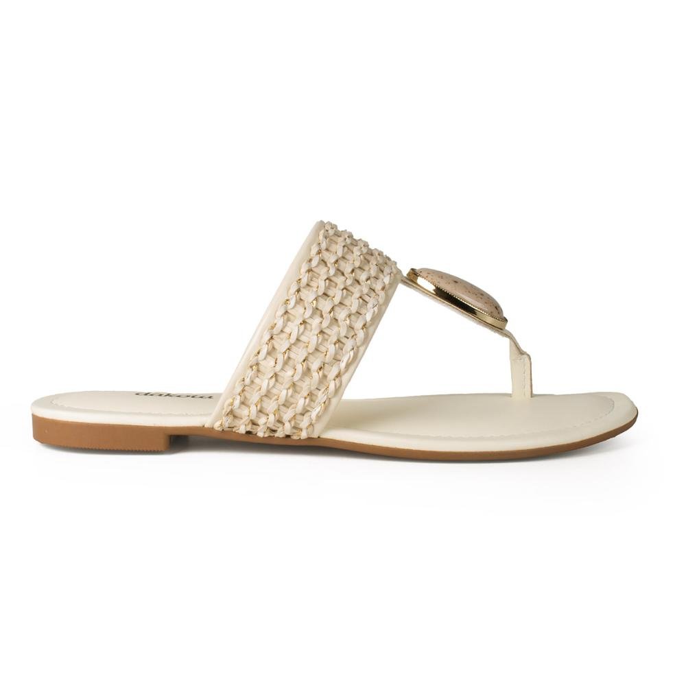 Chinelo Dakota Feminina Y9631 Bege Claro 3