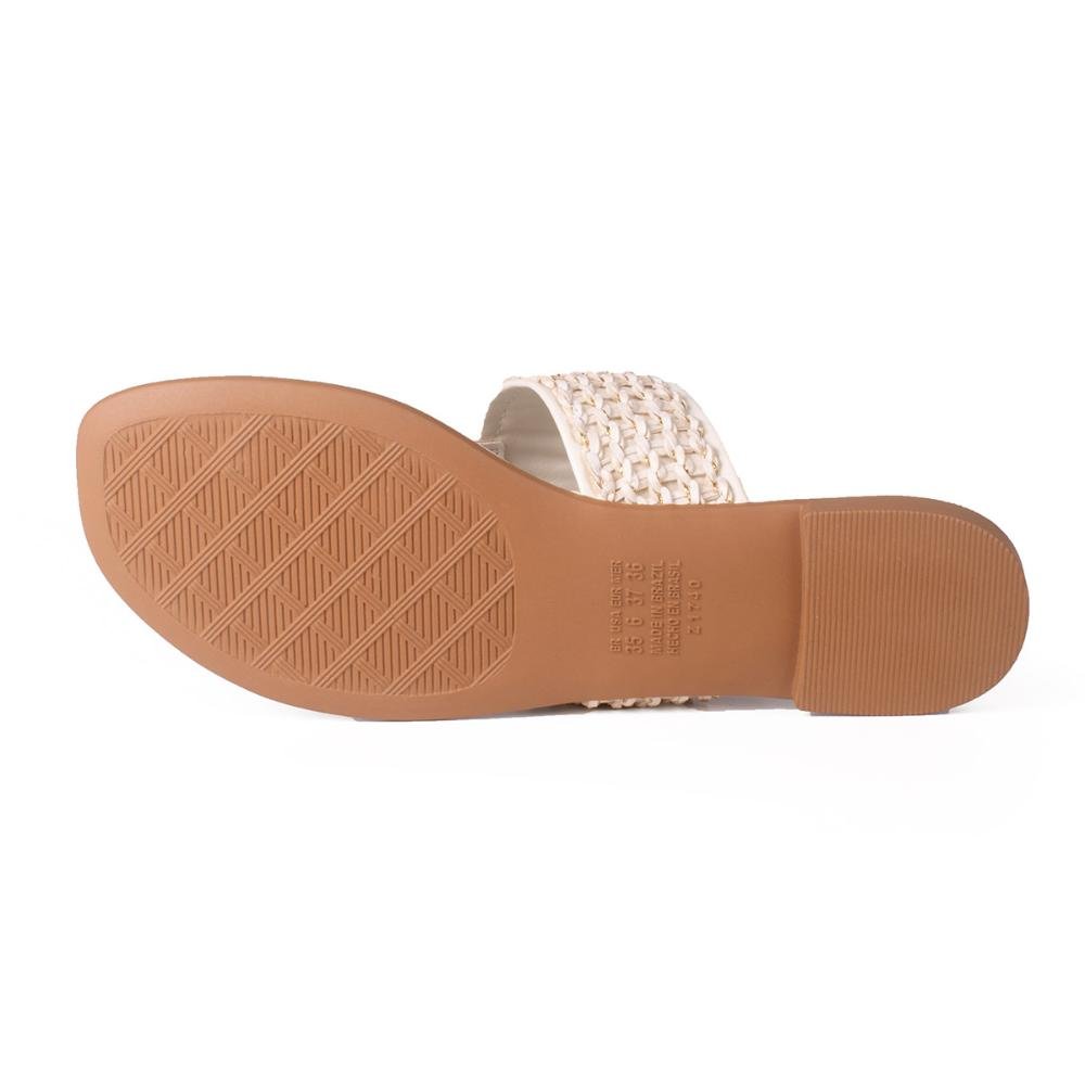 Chinelo Dakota Feminina Y9631 Bege Claro 5