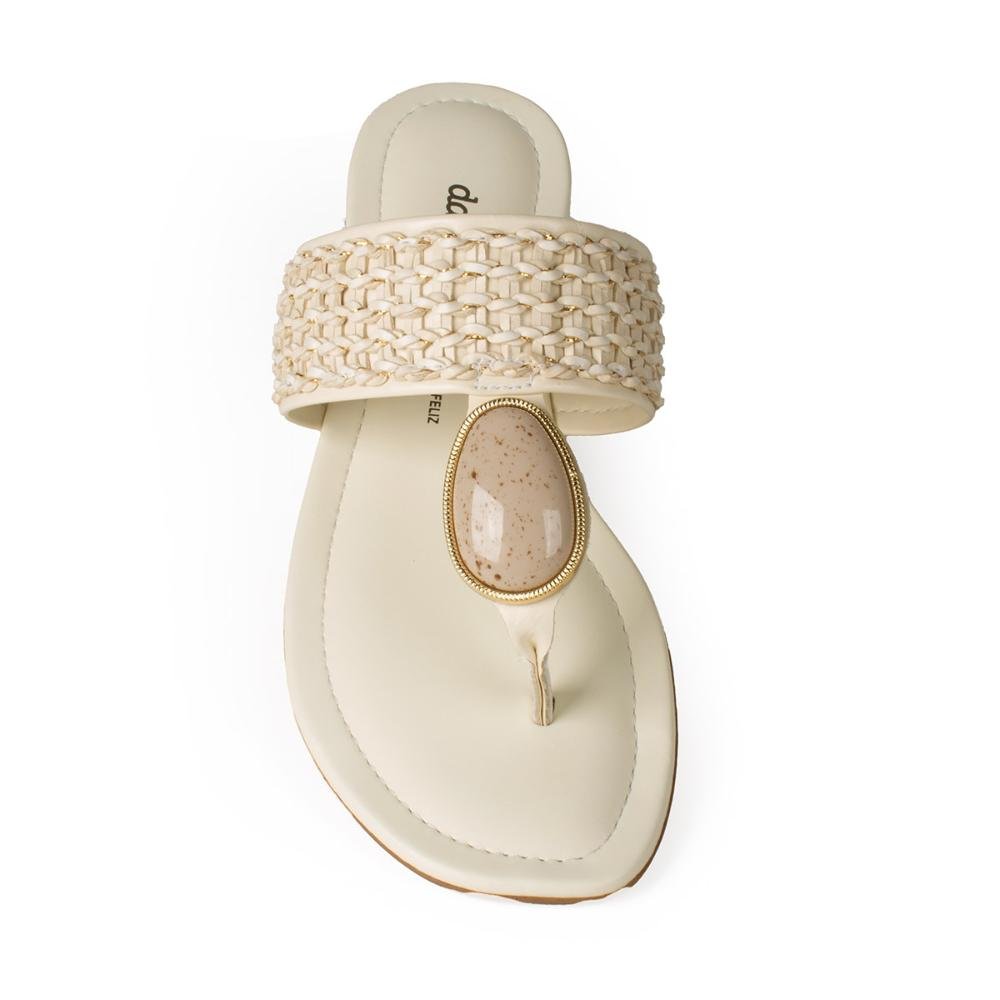 Chinelo Dakota Feminina Y9631 Bege Claro 6
