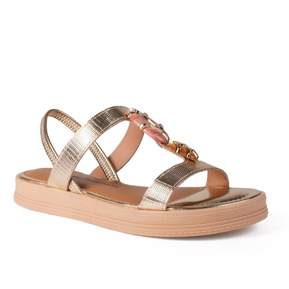 Sandália Dakota Flatform Metalizada Feminina Y9453
