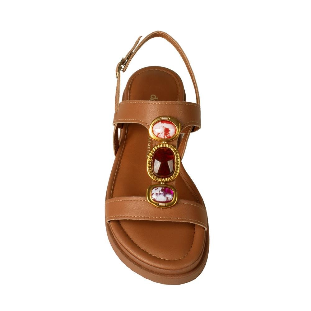 Sandália Dakota Flatform Feminina Y9281 Caramelo 6