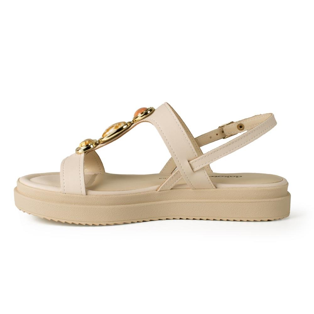 Sandália Dakota Flatform Feminina Y9281 Bege Claro 4