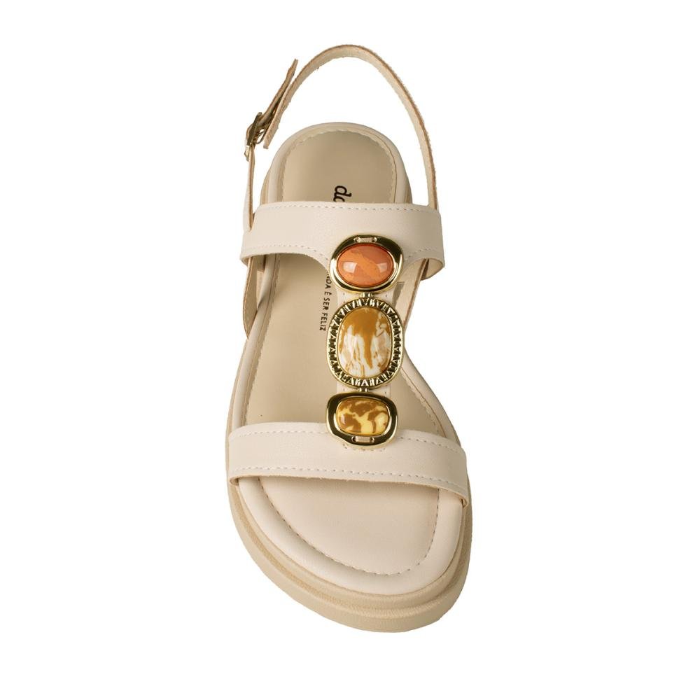 Sandália Dakota Flatform Feminina Y9281 Bege Claro 6
