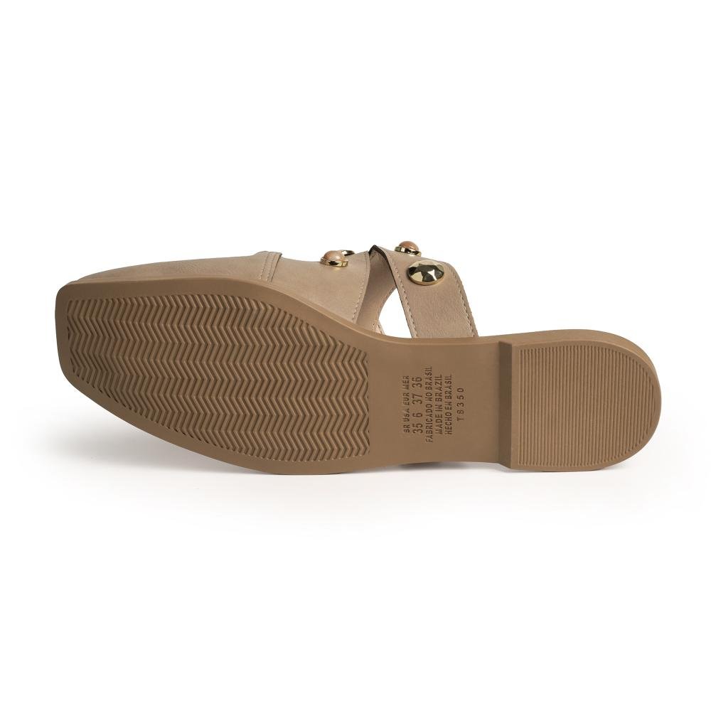 Mule Tanara Feminina T9152 Bege 5