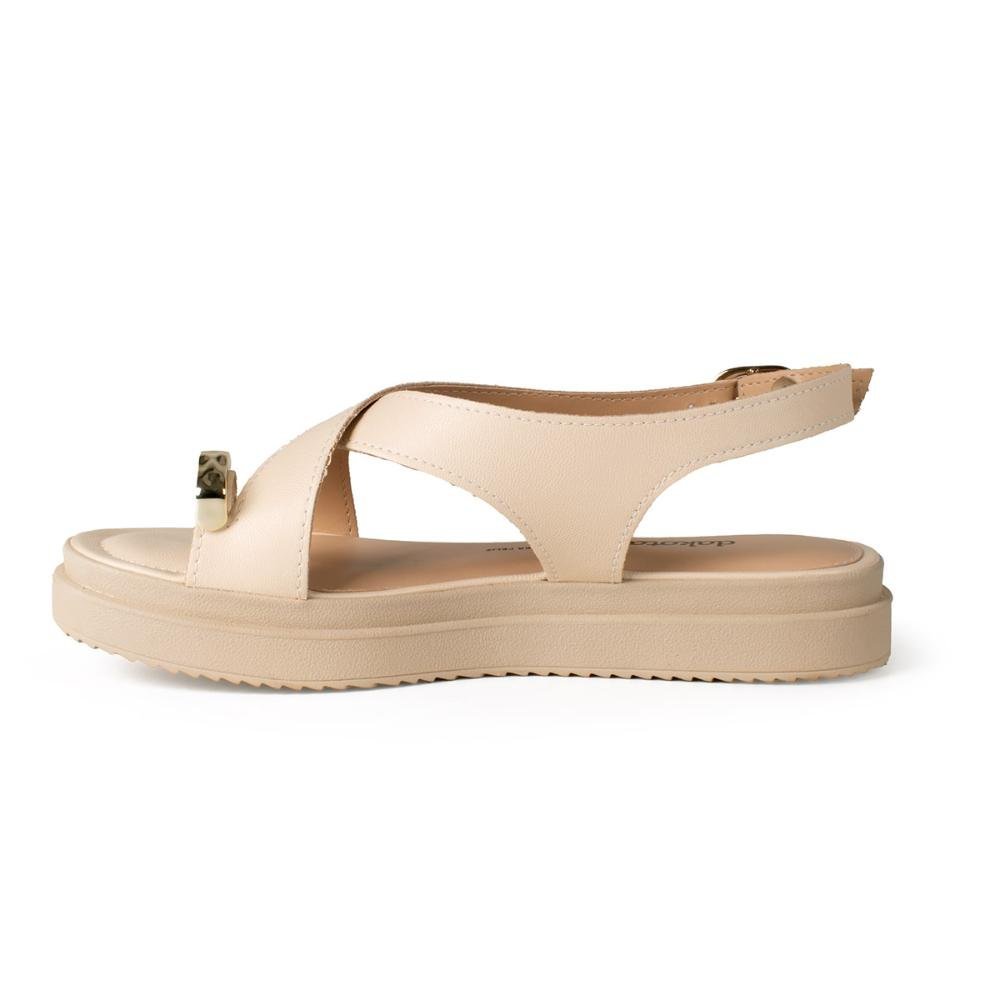 Sandália Dakota Flatform Feminina Y9283 Bege Claro 4