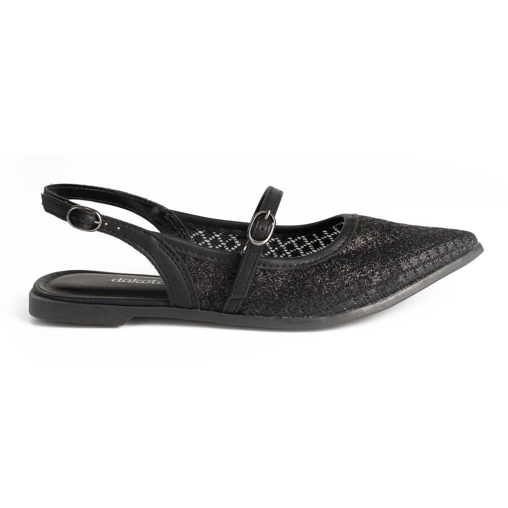 Sapatilha Dakota Slingback Feminino D0216 Preto 3