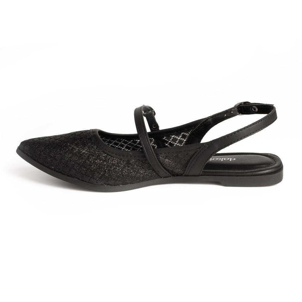 Sapatilha Dakota Slingback Feminino D0216 Preto 4