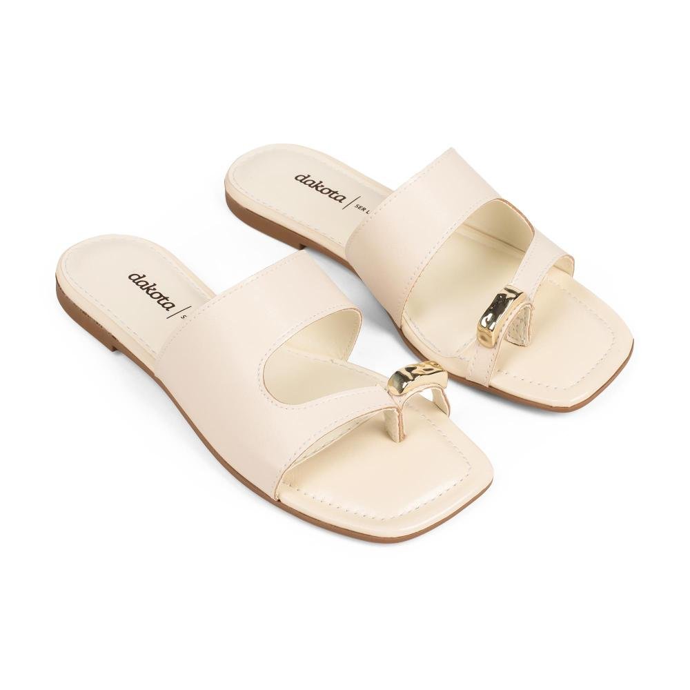 Slide Dakota Feminino Y9932 Off White 6