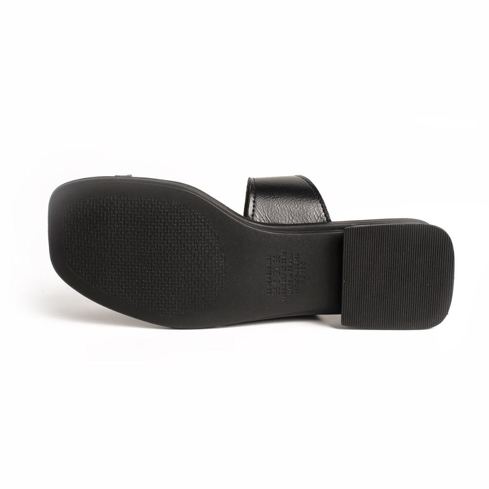 Tamanco Dakota de Salto Baixo Feminina Y8874 Preto 5