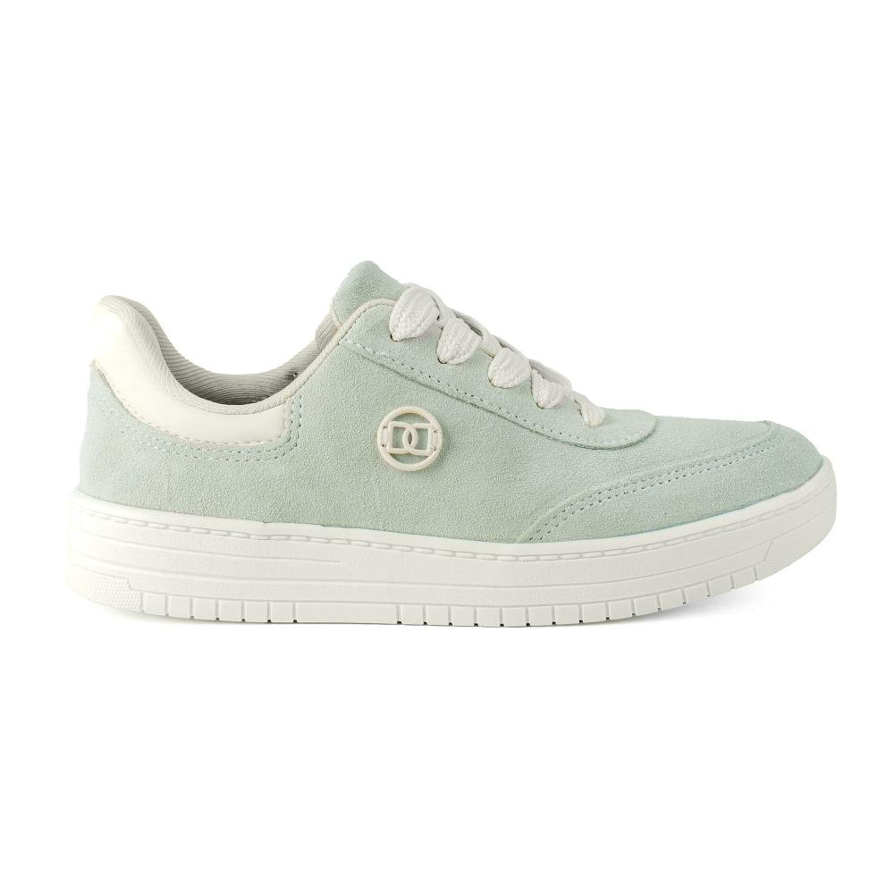 Tênis Dakota Casual Em Couro Feminino D0951 Verde 3