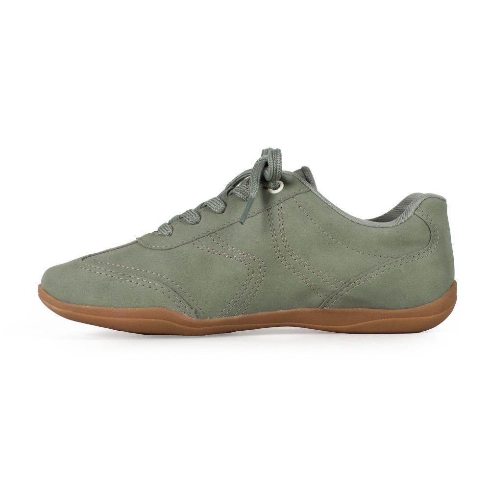 Tênis Kolosh Casual Feminino C4065 Verde/Branco 4