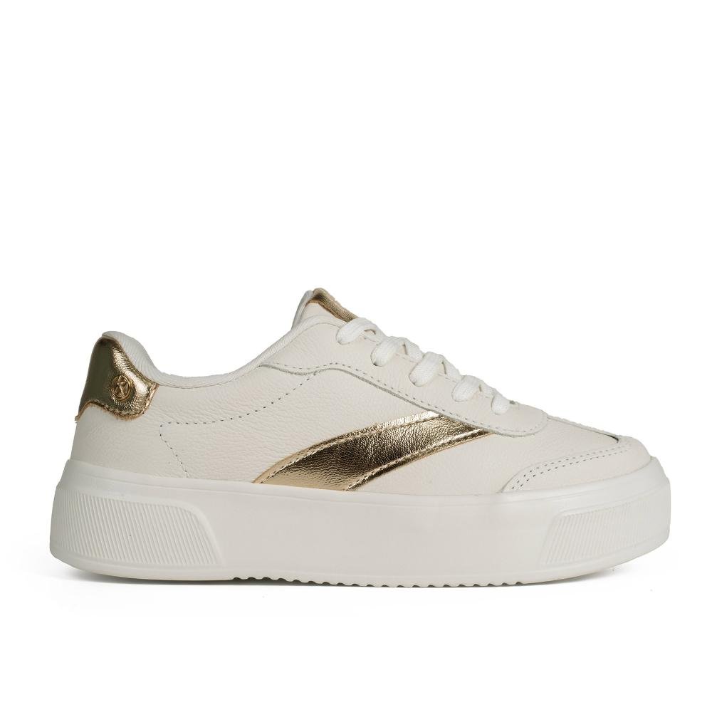 Tênis Kolosh Casual Flatform Em Couro Feminino C3542A