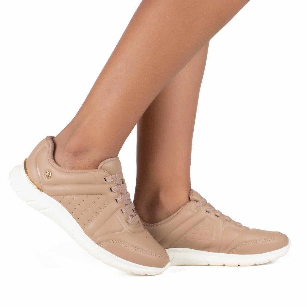 Tênis Kolosh Casual Feminino C4045 Marrom Claro 2