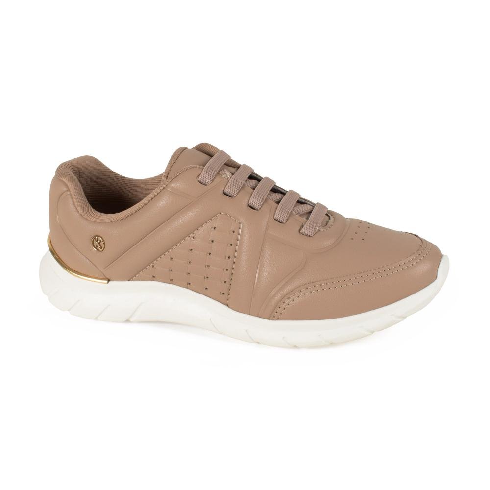 Tênis Kolosh Casual Feminino C4045 Marrom Claro 3