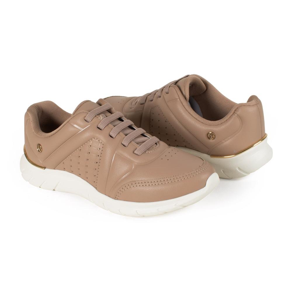 Tênis Kolosh Casual Feminino C4045 Marrom Claro 6