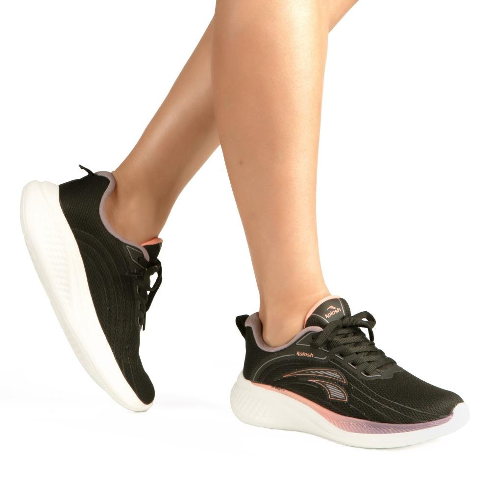 Tênis Kolosh Esportivo Feminino E0401 Preto 2