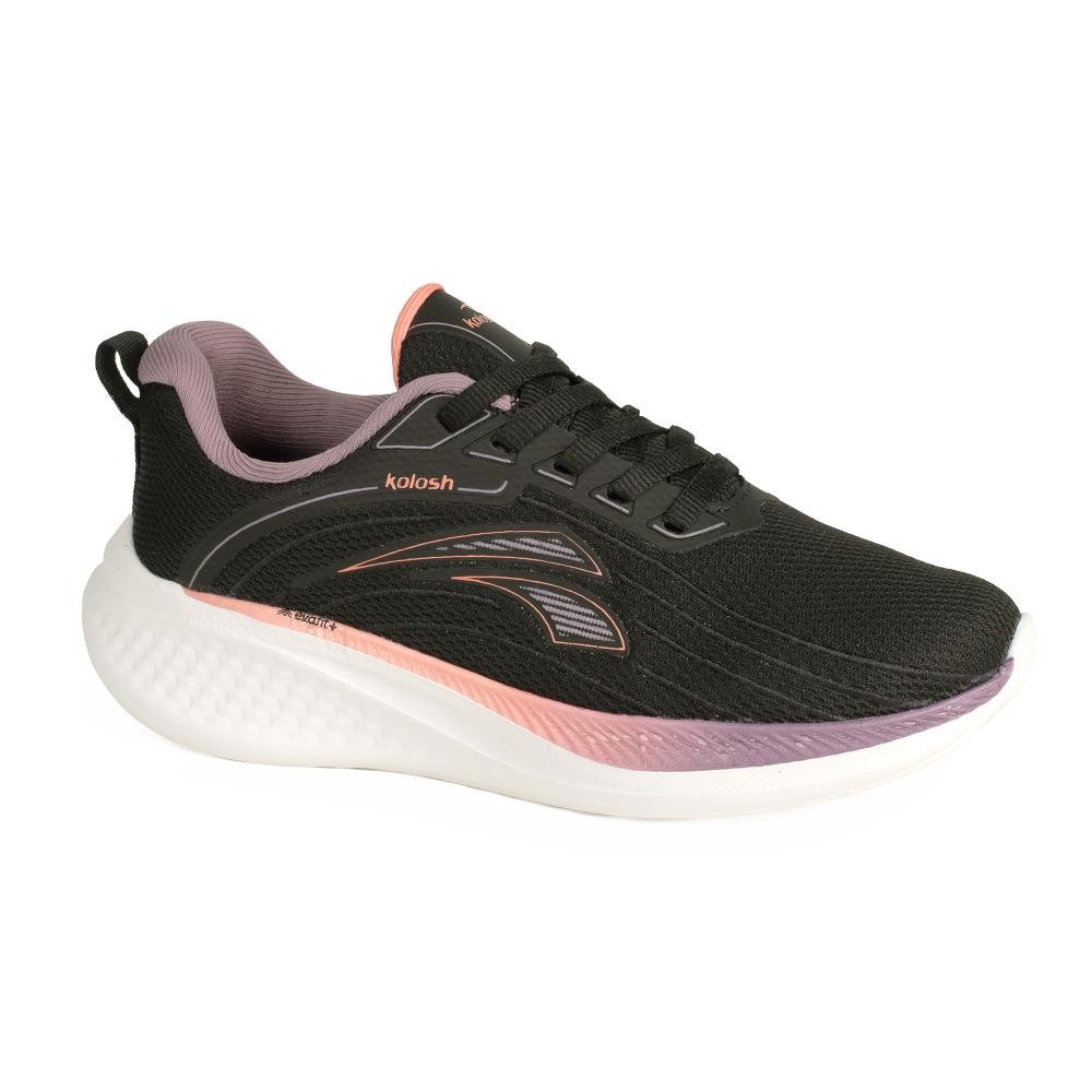 Tênis Kolosh Esportivo Feminino E0401 Preto 3