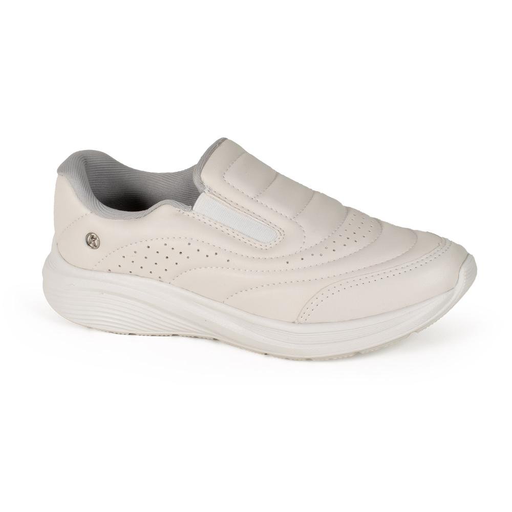 Tênis Kolosh Esportivo Slip On Feminino E0427 Branco 3
