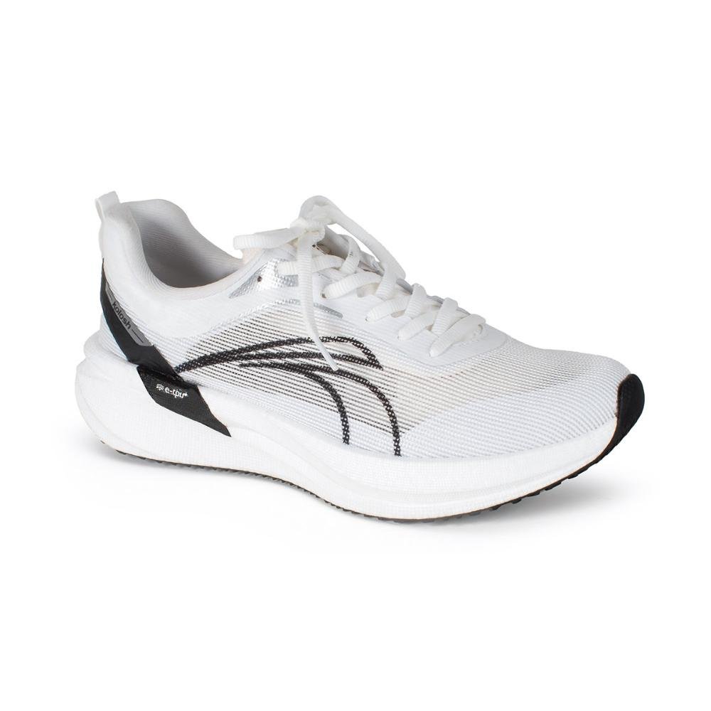 Tênis Kolosh Perform Esportivo Masculino H3721 Branco/Preto 2