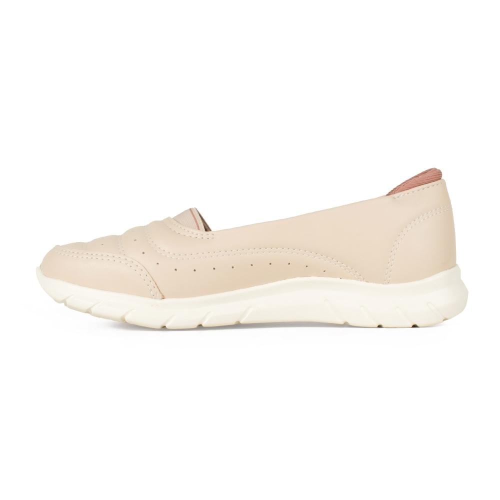 Tênis Kolosh Slip On Feminino C4046 Bege Claro 4