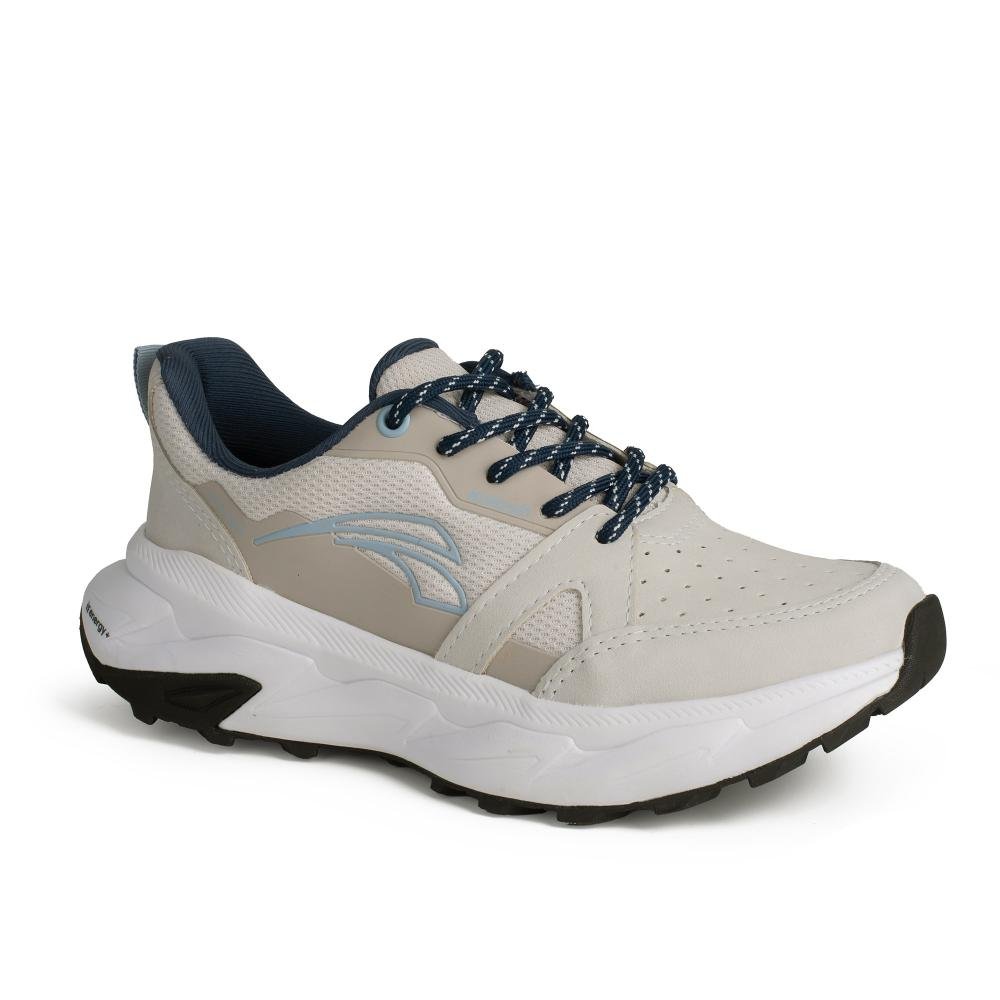 Tênis Kolosh Trail Esportivo Feminino E0483 Cinza Claro 3