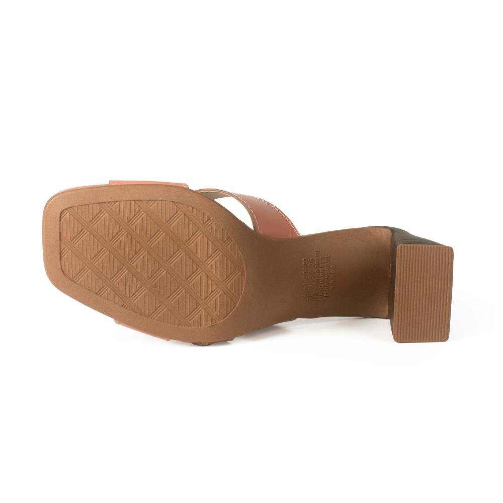 Tamanco Dakota de Salto Bloco Feminina Y9502 Rosa 5