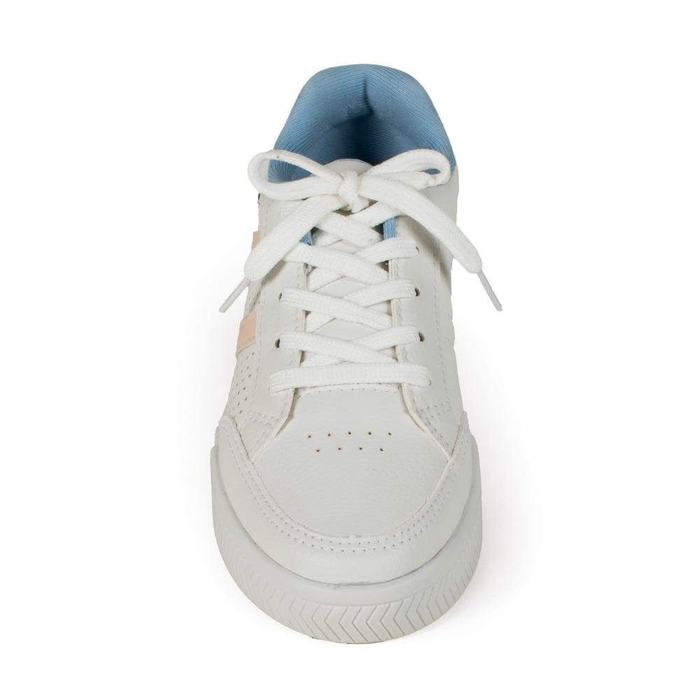 Tênis Kolosh Casual Feminino C3009B Branco/Rosa 6