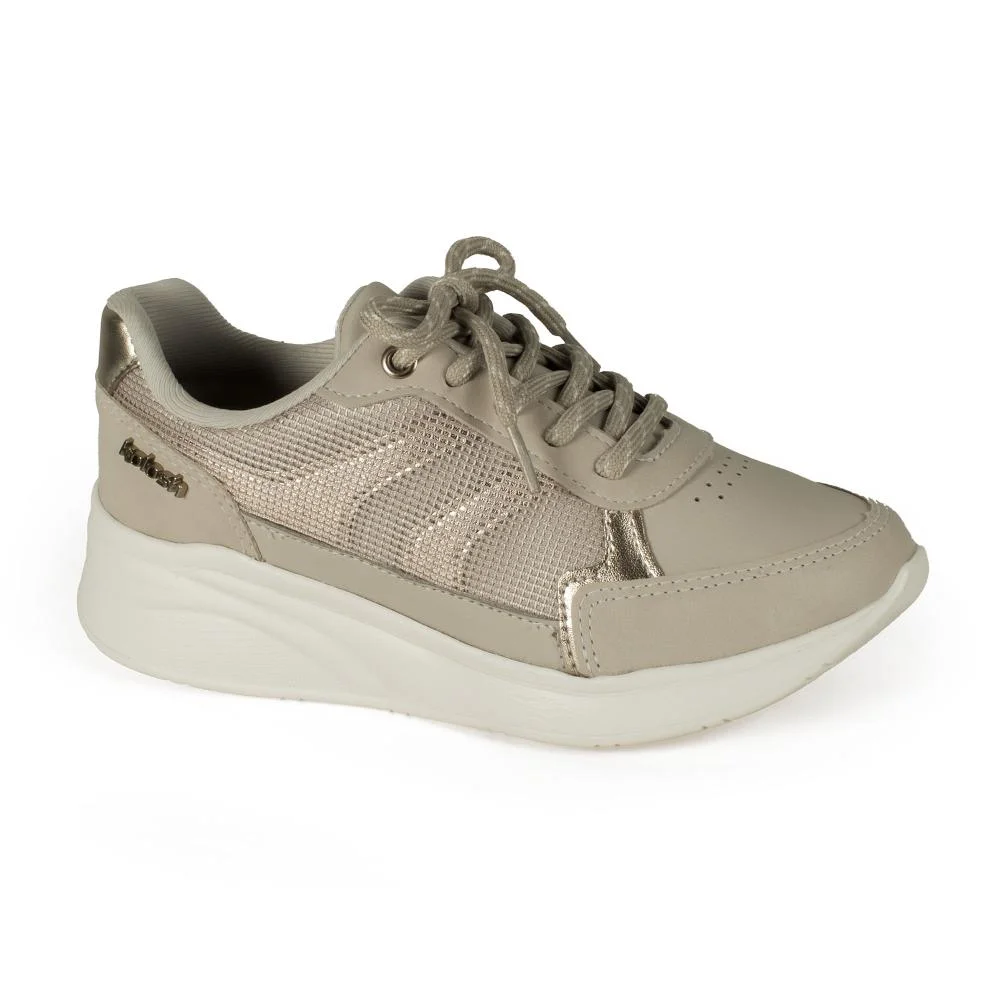 Tênis Kolosh Upper Casual Feminino C3985 Bege 3