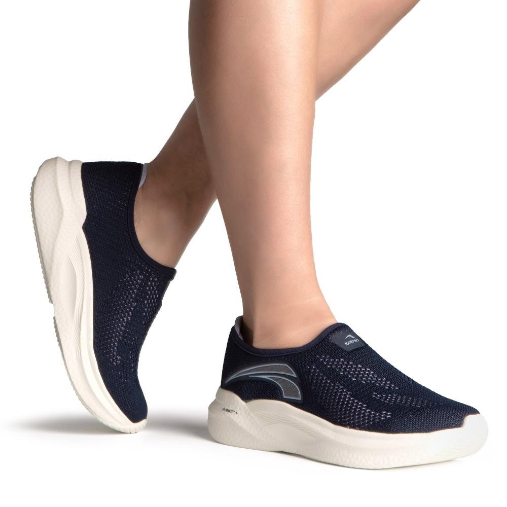 Tênis Kolosh Esportivo Feminino Marinho E0563 Azul Marinho 2