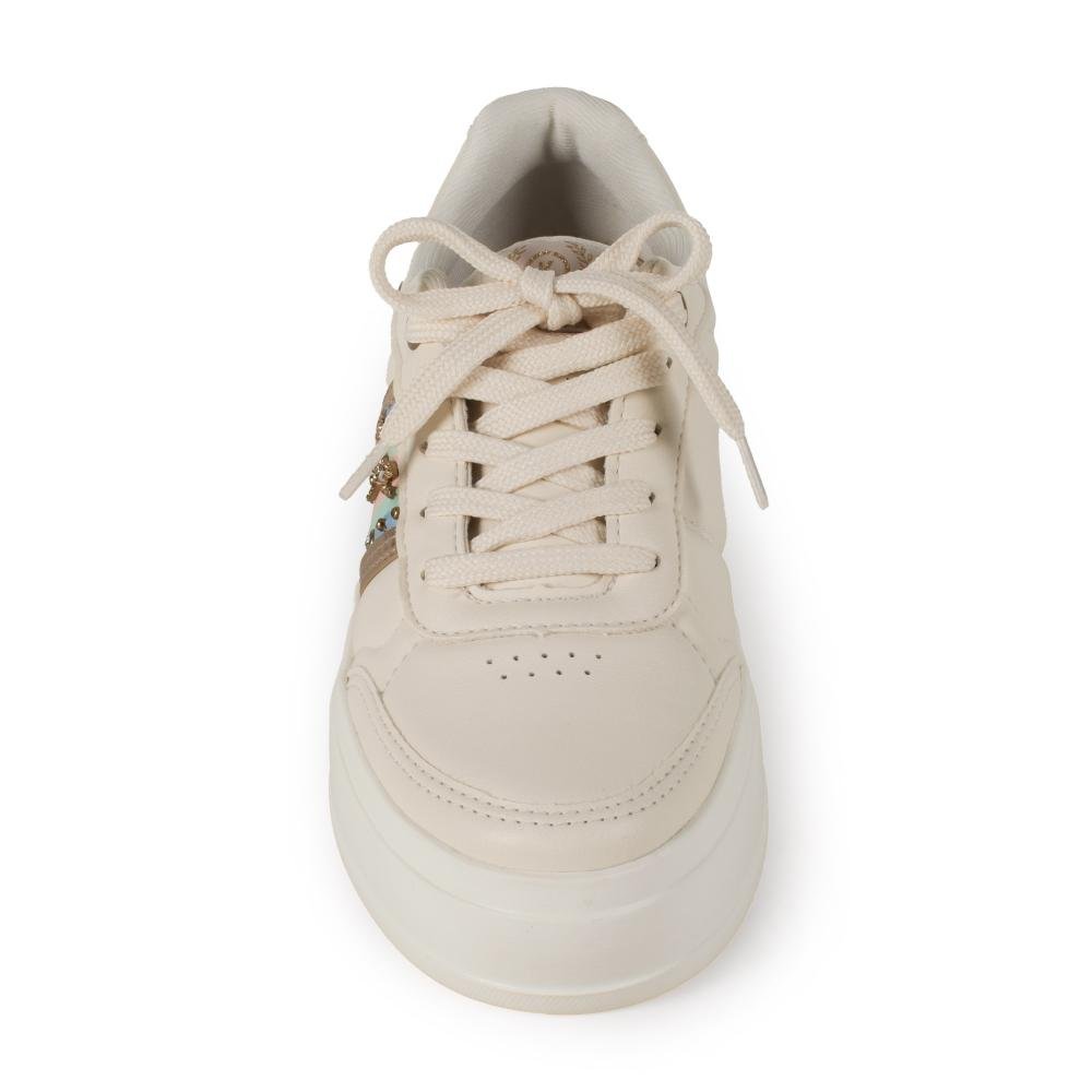 Tênis Kolosh Flatform Feminino C3950 Bege Claro 6