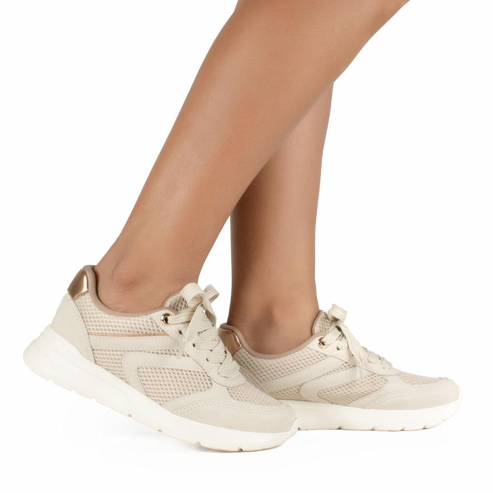 Tênis Kolosh Jogging Feminino C3971 Bege 2