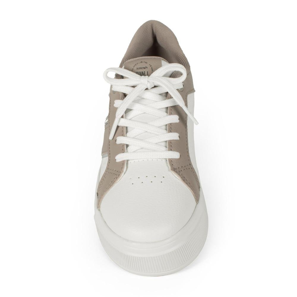 Tênis Kolosh Flatform Feminino C3544A Branco/cinza 6