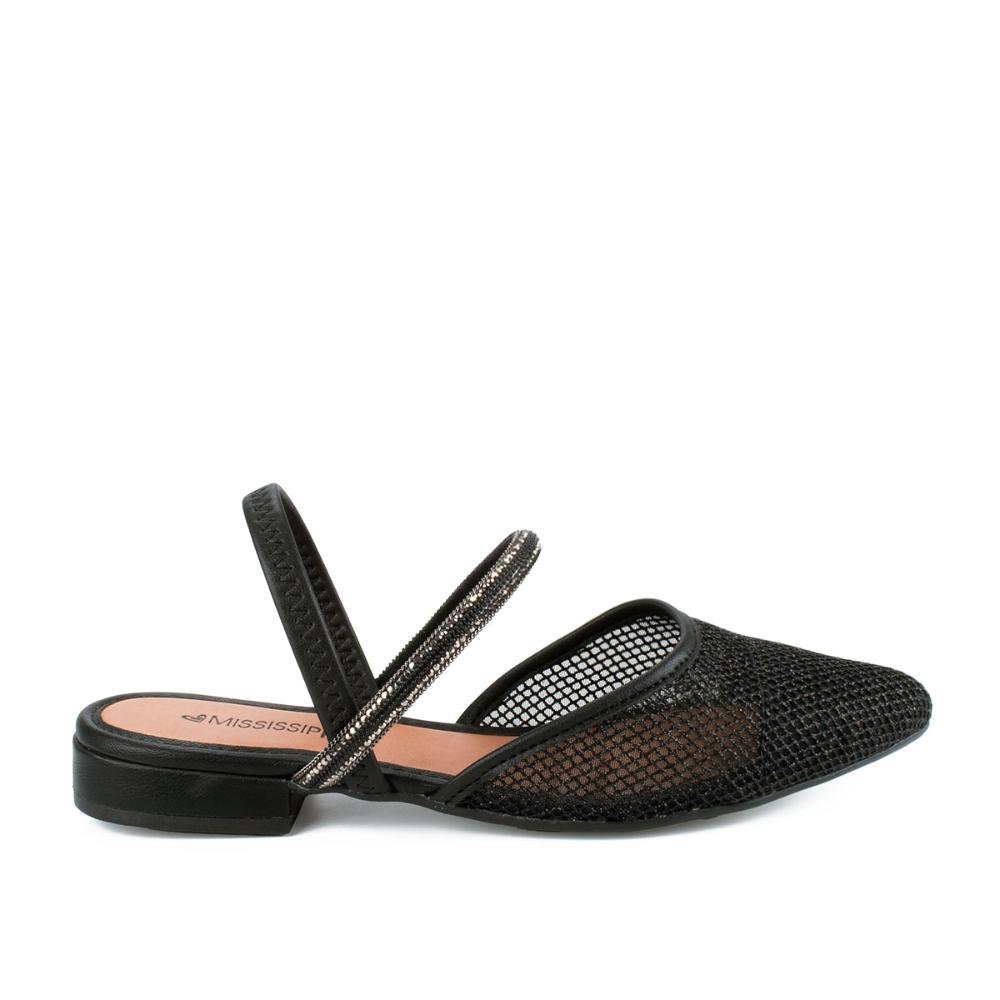 Sapato Mississipi de Salto Baixo Feminino MB556 Preto 3