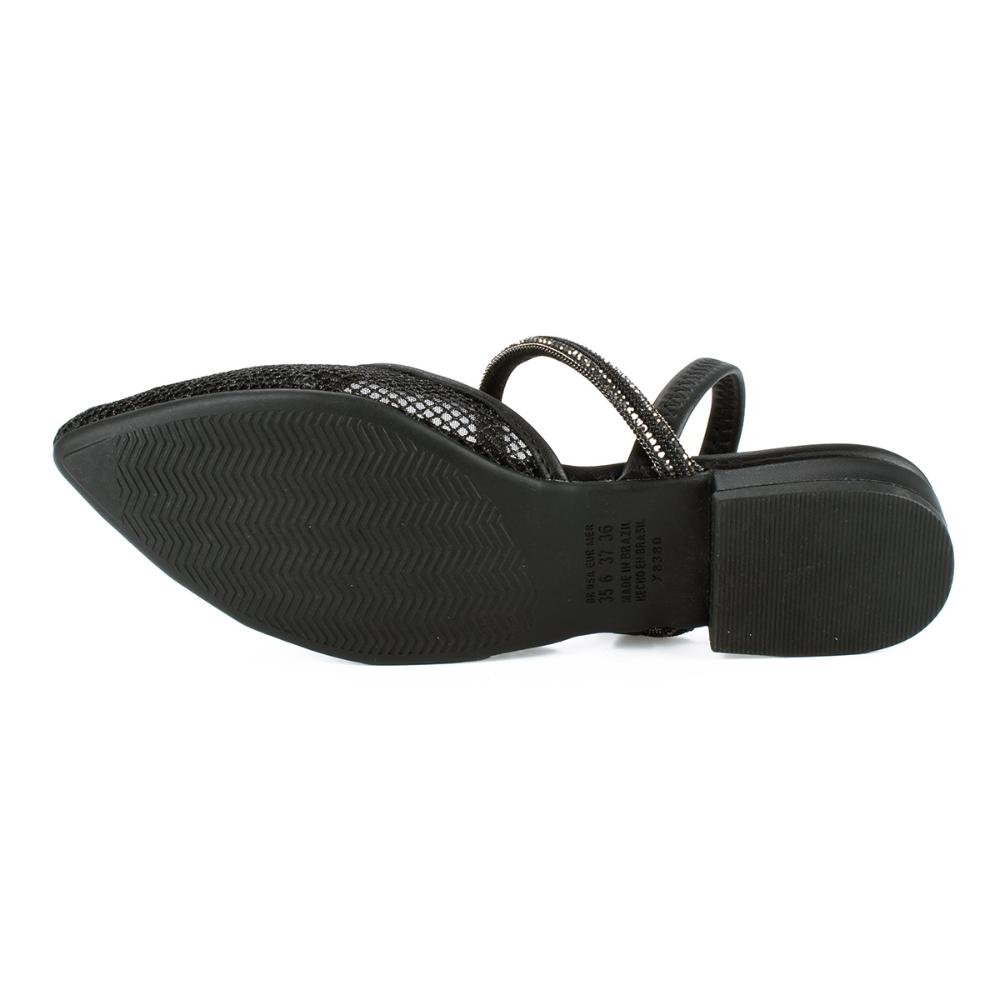 Sapato Mississipi de Salto Baixo Feminino MB556 Preto 5