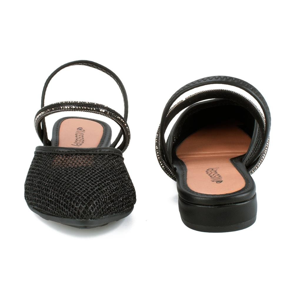 Sapato Mississipi de Salto Baixo Feminino MB556 Preto 6