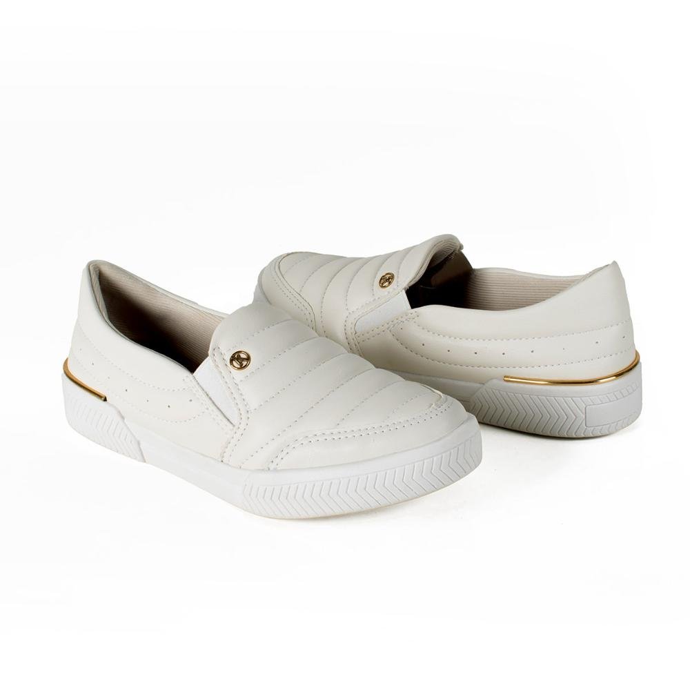 Tênis Kolosh Slip On Feminino C3007B Branco 8