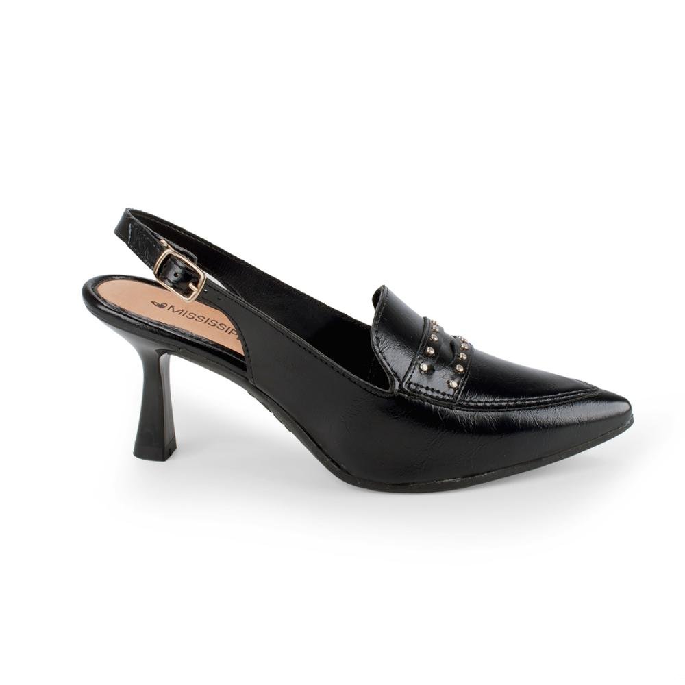 Sapato Mississipi de Salto Alto Feminino ME301 Preto 3