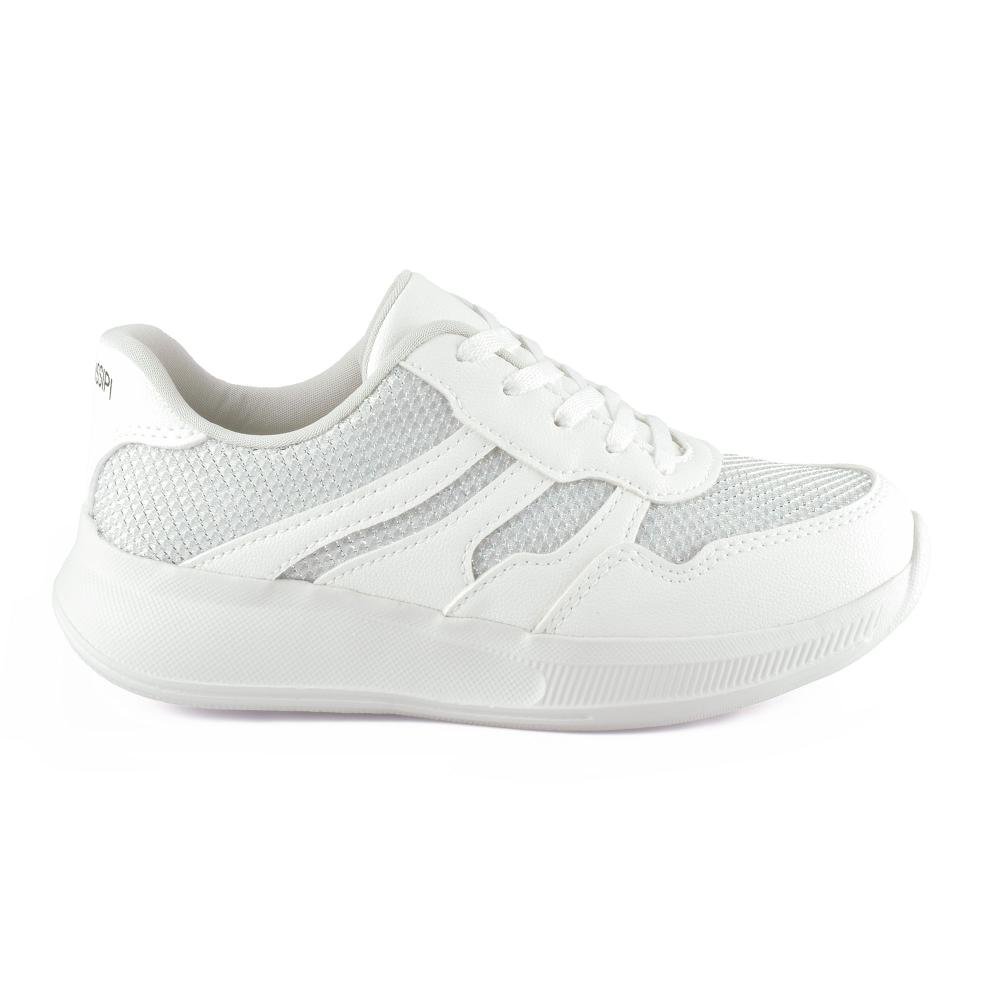 Tênis Mississipi Jogging Feminino J0011 Branco 3
