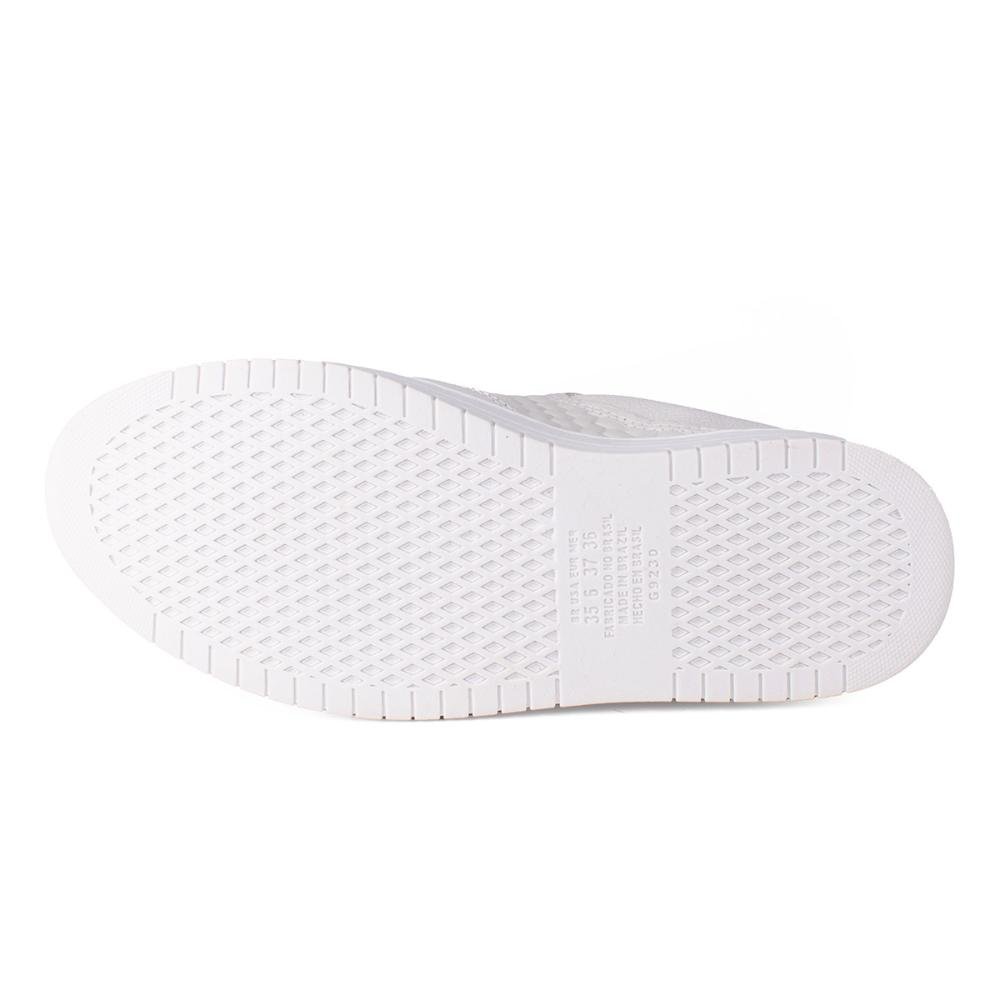Tênis Dakota Casual Em Couro Feminino D0301 Branco 5