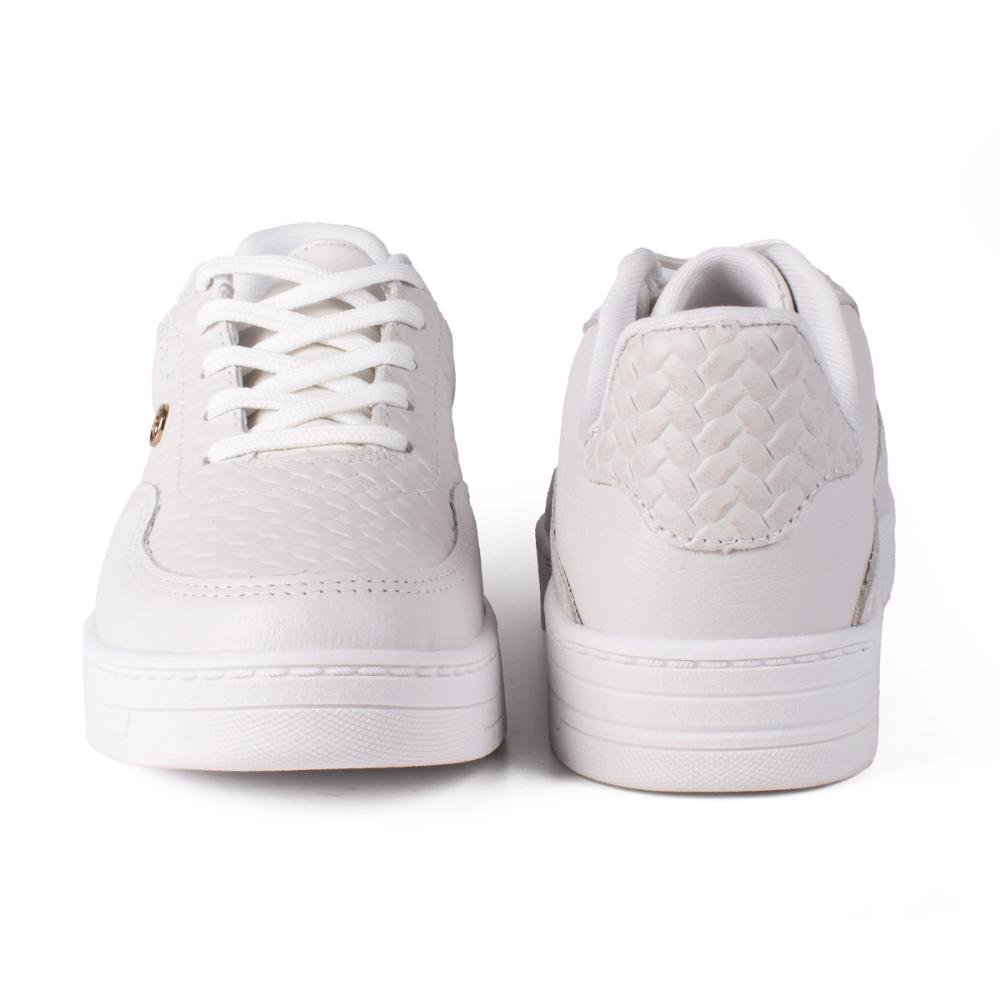 Tênis Dakota Casual Em Couro Feminino D0301 Branco 6