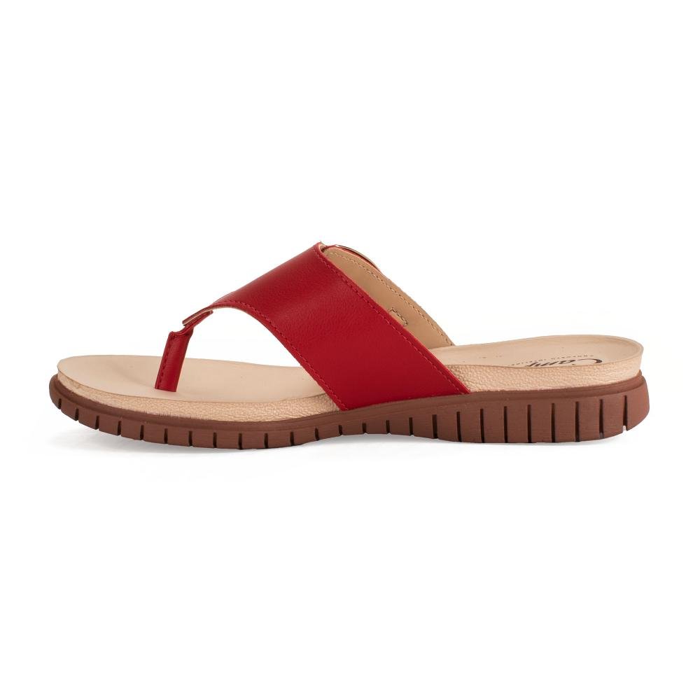 Chinelo Campesí Anabela Feminina CP883 Vermelho 4