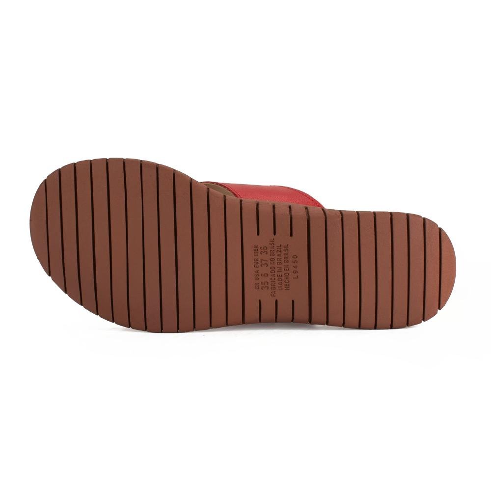 Chinelo Campesí Anabela Feminina CP883 Vermelho 5