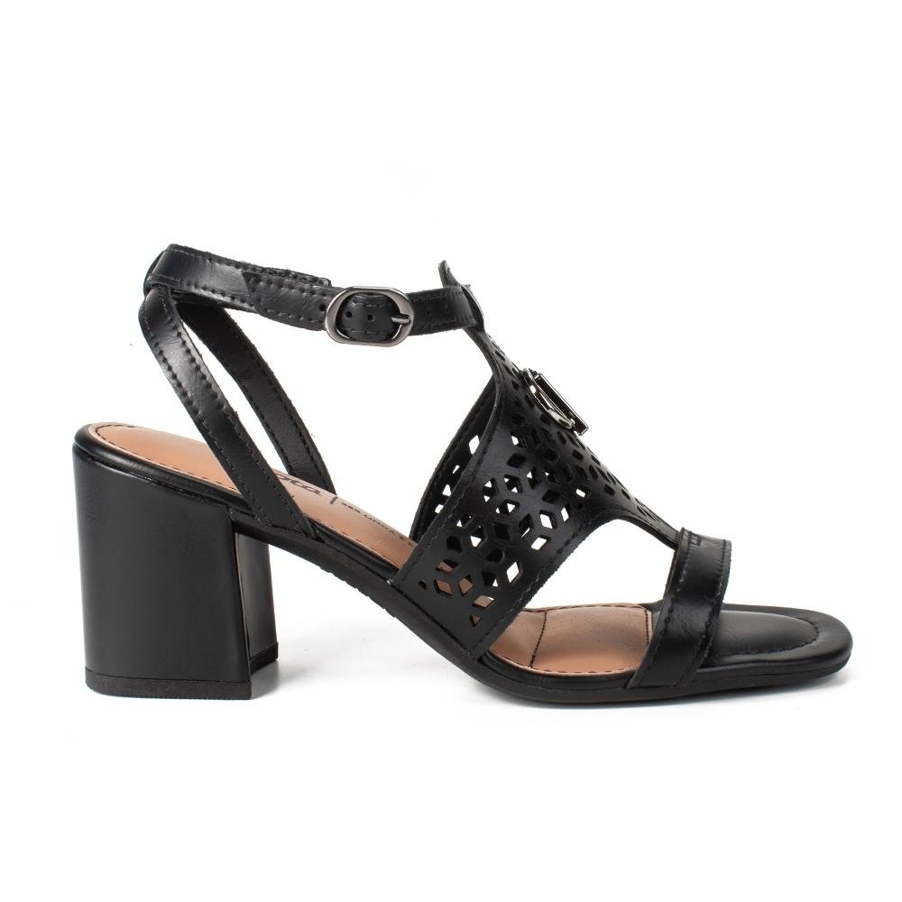 Sandália Dakota de Salto Bloco Feminina Y9791 Preto 3