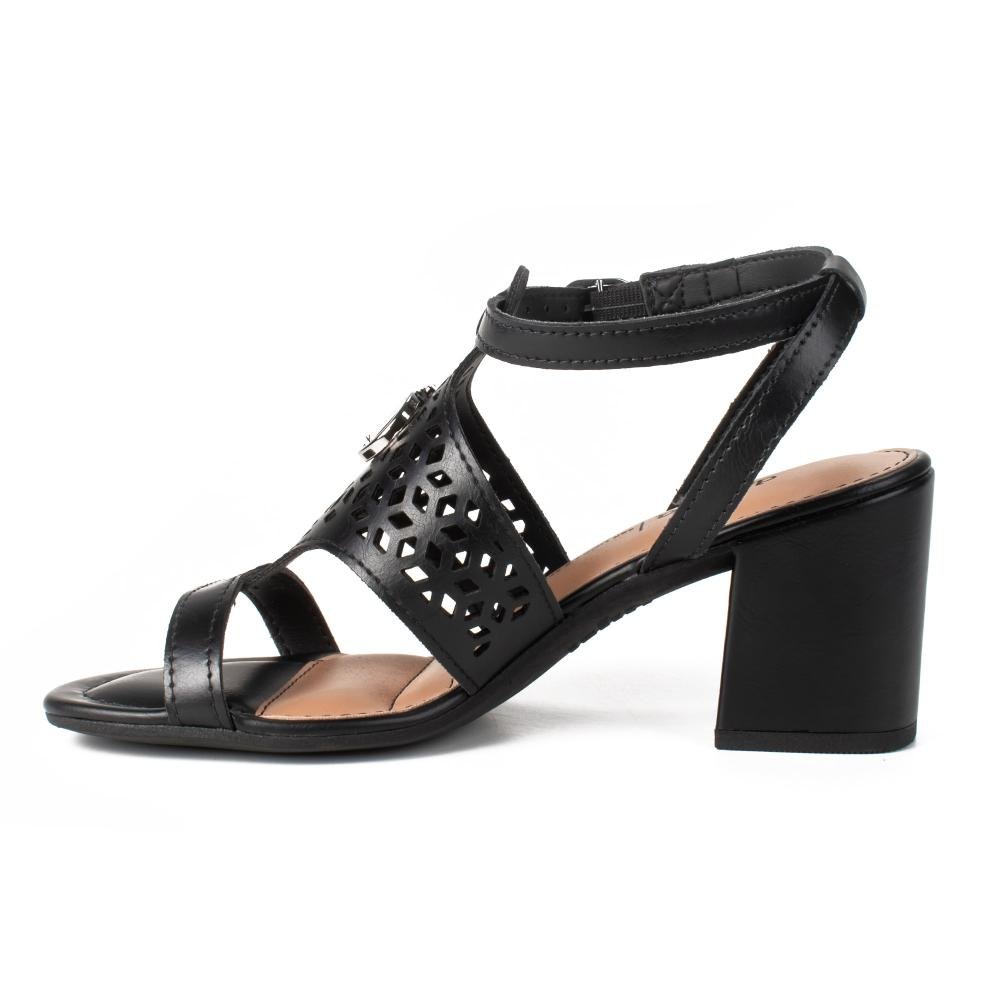 Sandália Dakota de Salto Bloco Feminina Y9791 Preto 4