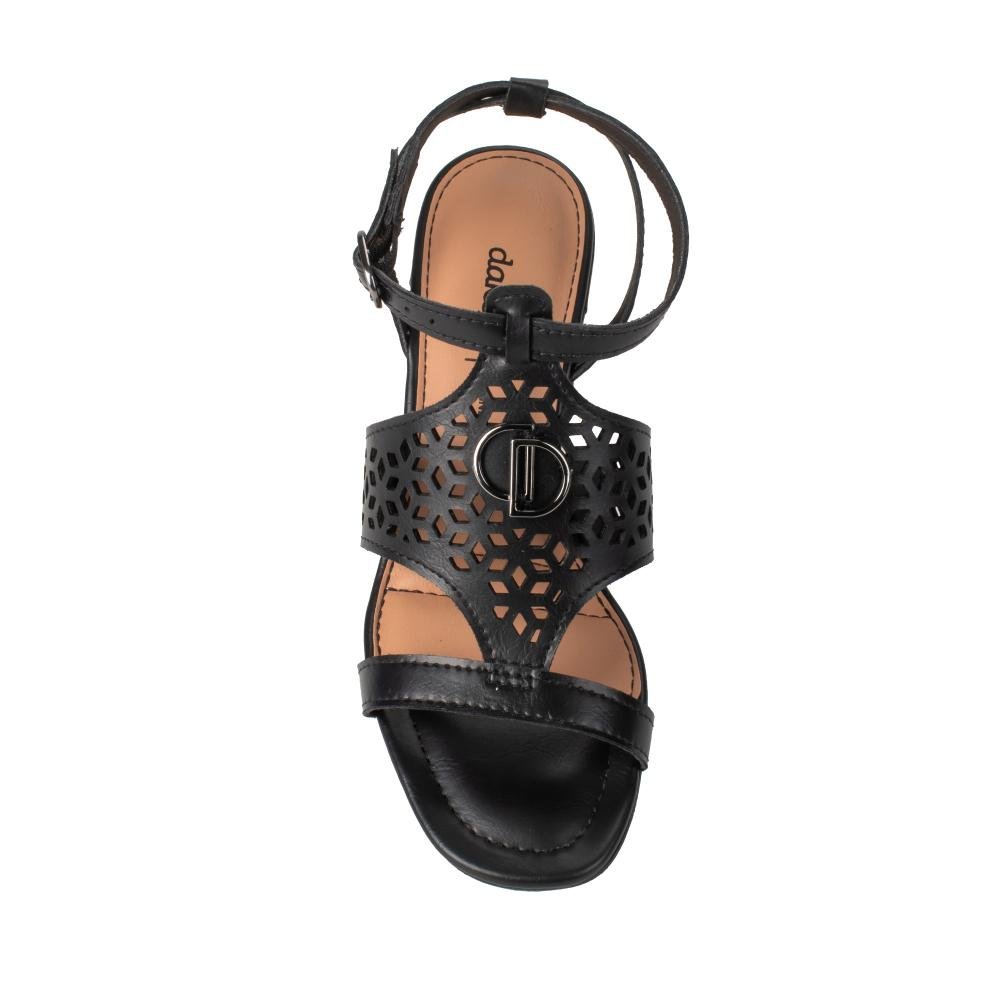 Sandália Dakota de Salto Bloco Feminina Y9791 Preto 6