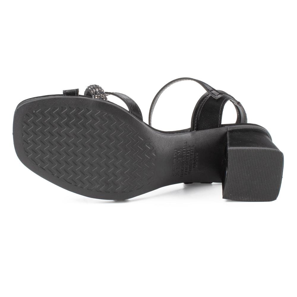 Sandália Mississipi de Salto Bloco Feminina MF862 Preto 5