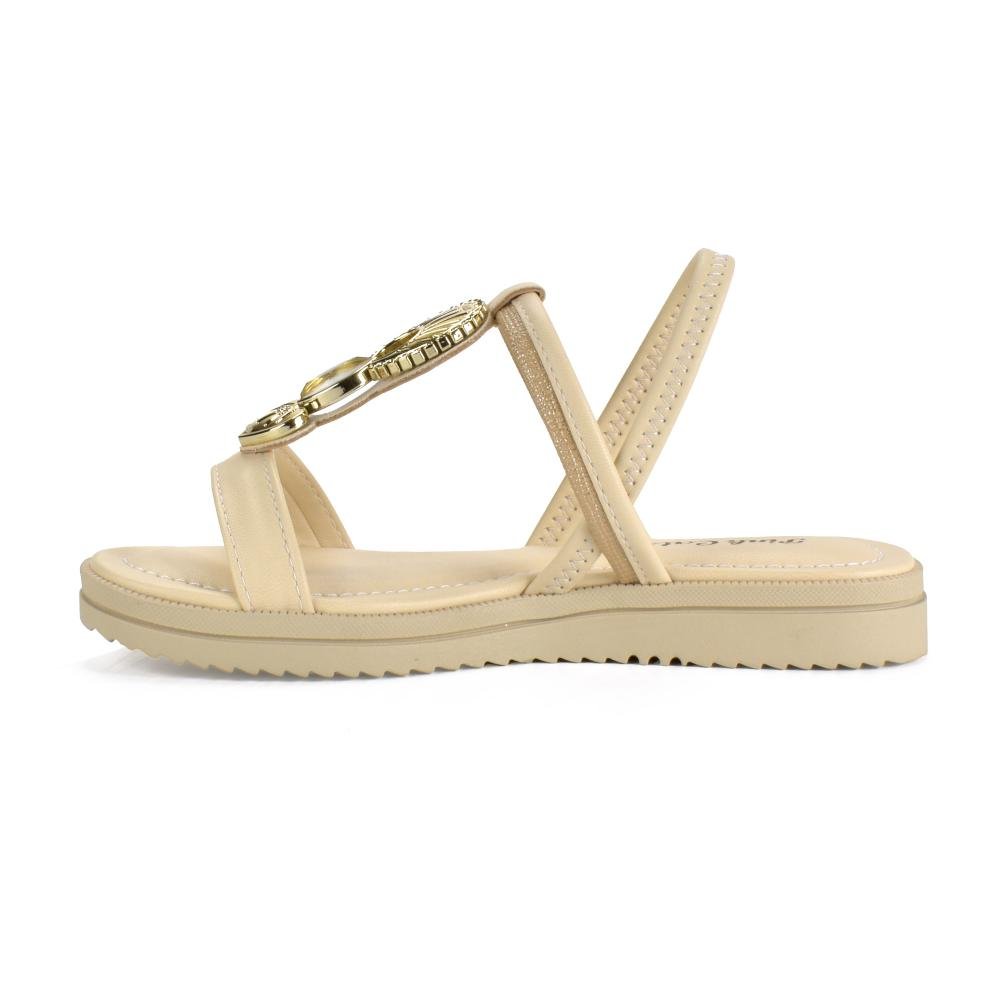 Sandália Pink Cats Infantil Flatform V5602 Bege 3